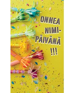 2-osainen onnittelu