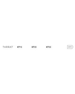 Hintaliuska Tarrat KT10-KT30 385x38mm blanco