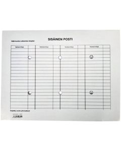 Sisäisen postin kansio A4 vaakamalli