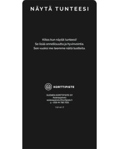 Riviopaste 1 lokero Näytä tunteesi