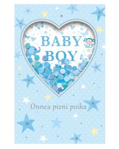2-osainen vauvaonnittelu poika