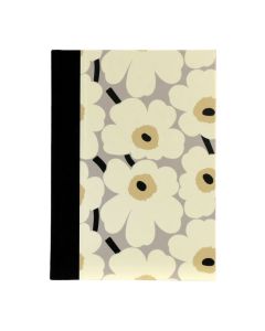 Muistikirja A5 Marimekko Unikko harmaamusta