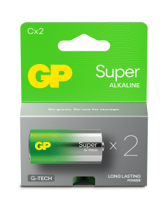 GP Super Alkaliparisto C LR14 2kpl