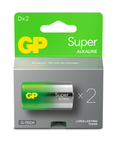 GP Super Alkaliparisto D LR20 2kpl