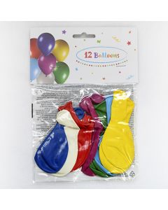 Ilmapallo lajitelma 12 kpl