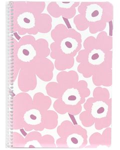 Kierrevihko A5/40L Marimekko Mini unikko vaaleanpunainen