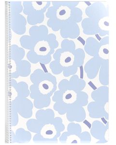 Kierrevihko A4/40L Marimekko Unikko vaaleansininen