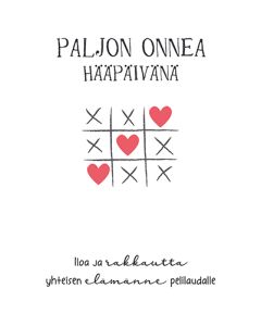 2-osainen hääkortti