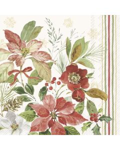 Servetti 33cm POINSETTIA BOUGUET kerma