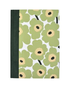 Muistikirja A5 Marimekko Unikko vaaleanvihreä