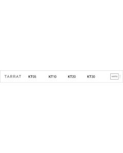Hintaliuska Tarrat KT05-KT30 385x38mm blanco