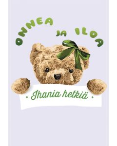 2-osainen onnittelukortti