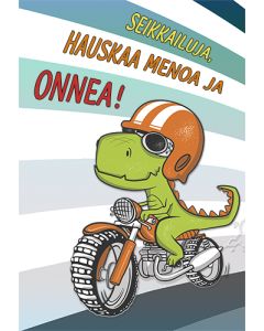 2-osainen lasten onnittelukortti