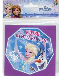 Kutsukortti Disney Frozen