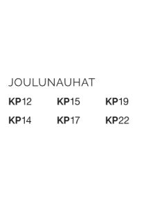 Hintaliuska paketointihyrrään joulunauhat blanco