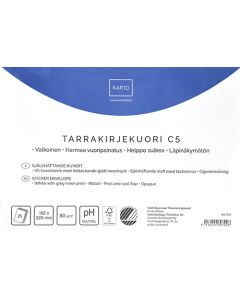 Tarrakuori C5 25kpl/pkt valkoinen
