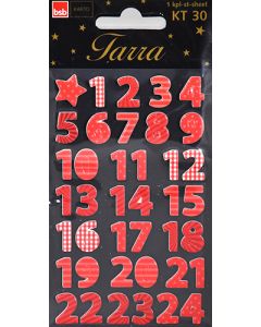 Joulu erikoistarra kalenteri numerot