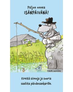 2-osainen isänpäiväkortti Mauri Kunnas