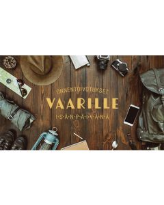 2-osainen isänpäiväkortti Vaari