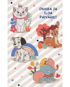 2-osainen kortti Disney