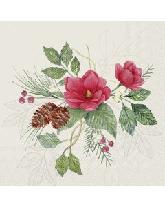 CHRISTMAS FLOWERS cream
