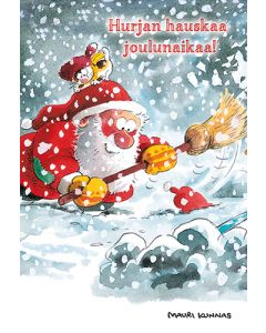 2-osainen joulukortti Mauri Kunnas