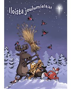 Joulukortti Kamala luonto