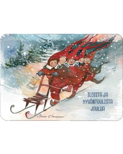 Joulukortti Minna Immonen