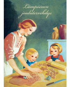 Joulukortti Martta Wendelin
