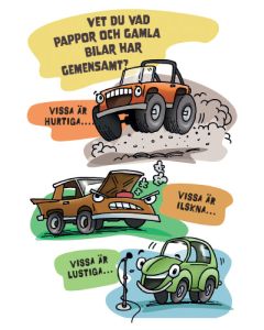2-osainen isänpäiväkortti ruotsinkielinen Hallmark