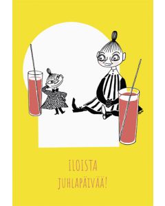 2-osainen kortti Muumi