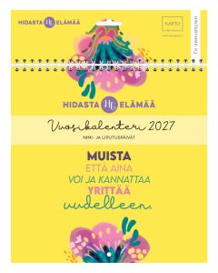 Seinäkalenteri 2027 Hidasta elämää