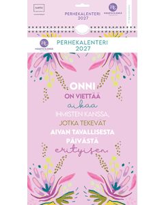 Perhekalenteri 2027 Hidasta elämää