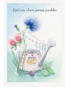 Postikortti Anskun akvarelli