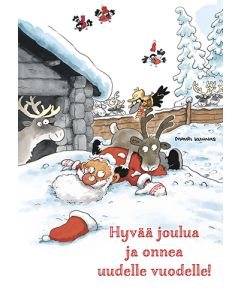 2-osainen joulukortti Mauri Kunnas
