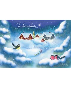 2-osainen joulukortti Salli Parikka
