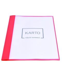 Esitekansio A4 E-462 punainen PVC