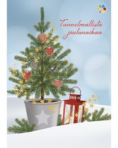 Joulukortti Syöpäpotilaat postimaksu maksettu