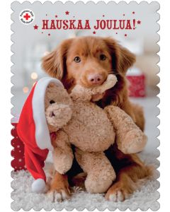 Joulukortti Suomen Punainen Risti postimaksu maksettu
