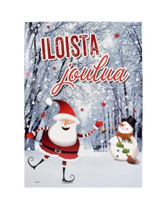 2-osainen joulukortti ääni