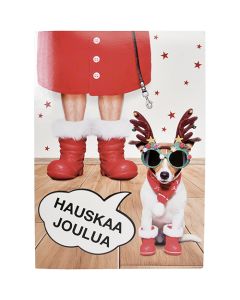 2-osainen joulukortti ääni