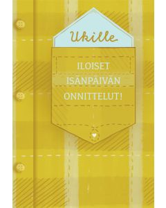 2-osainen isänpäiväkortti Ukki Hallmark