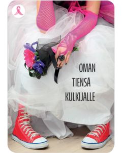Postikortti Roosa nauha