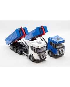 EMEK Scania CR vaihtolava-auto, matala lava, 37 cm