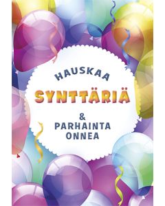 2-osainen onnittelukortti