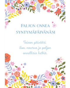 2-osainen syntymäpäiväkortti Hallmark