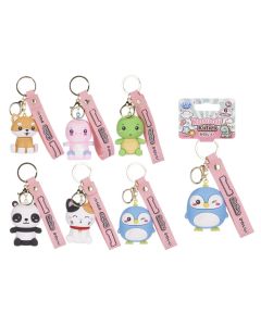 Kawaii kuties 3D keyring with strap, 6,5