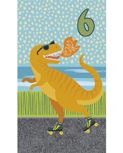 2-osainen onnittelukortti 6v