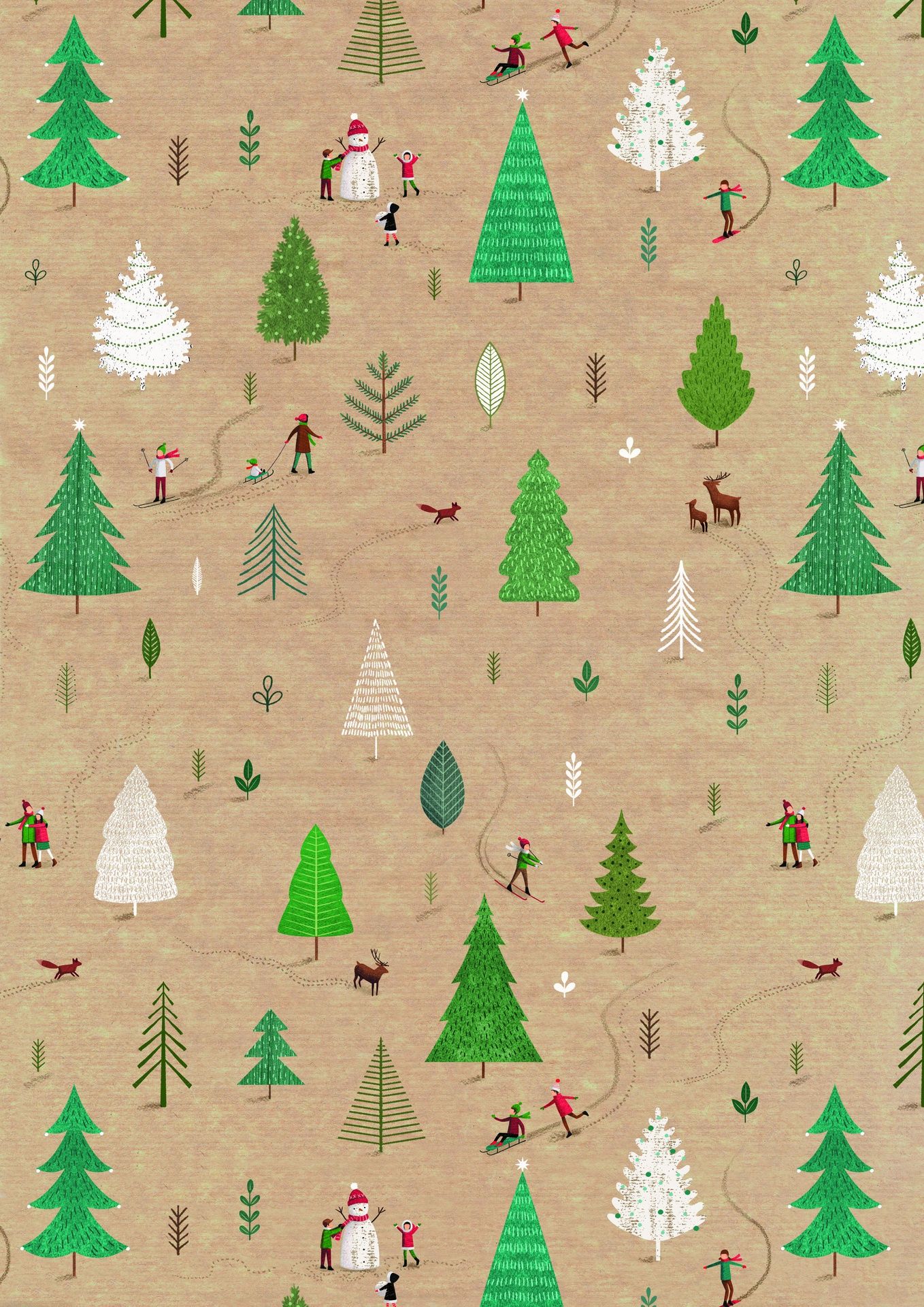 Joulupaperi EKO 70x150cm