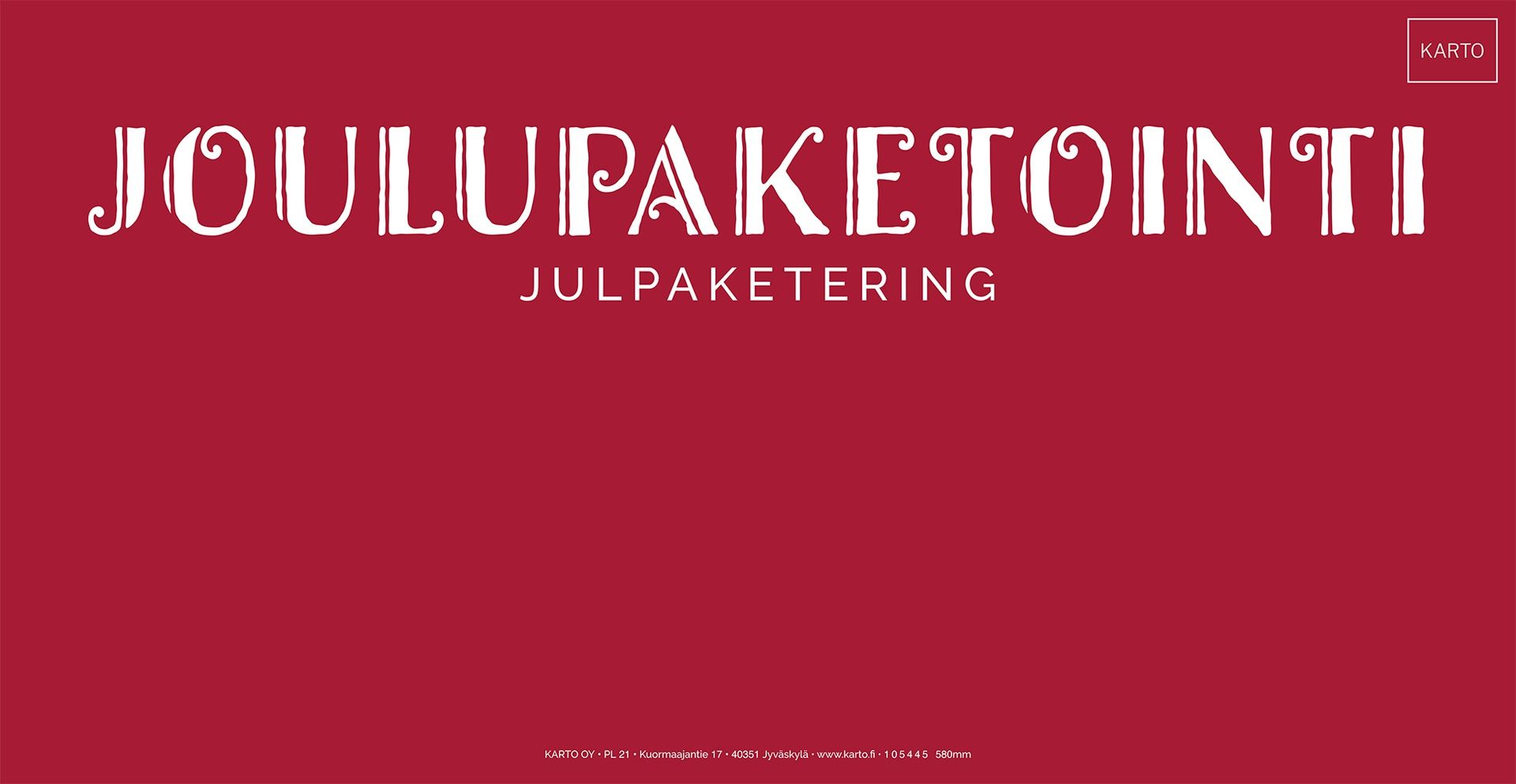 Opaste joulupaketointi 58cm